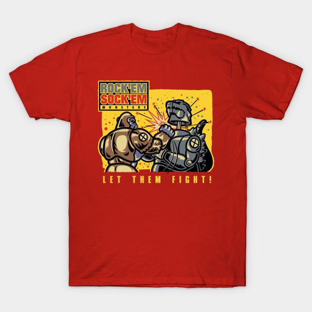 Let'Em Fight! v3 T-Shirt by demonigote